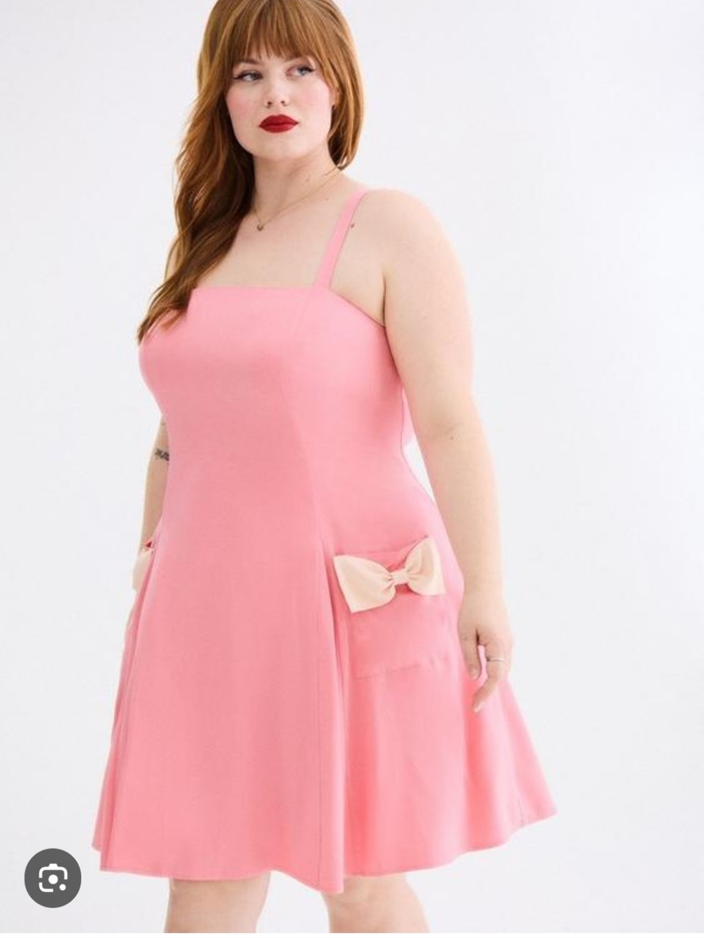 Torrid Retro Chic Fit & Flare Dress-Flamingo plume- NWTS- Sz 16